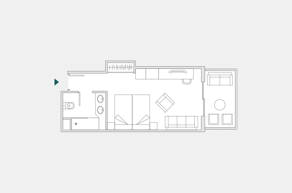 Doble Superior Vista Mar Lateral (1)