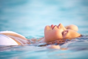 Finding peace in the summer waters